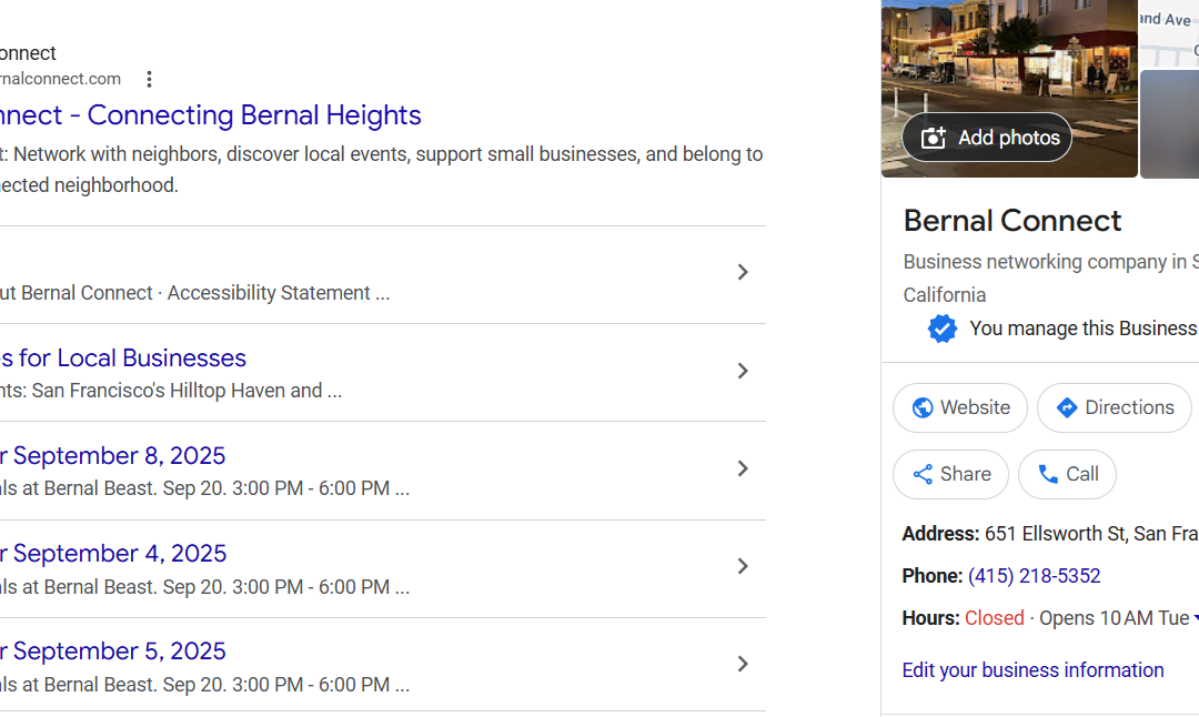 Capturing the "Near Me" Market: A Local SEO Guide for Bernal Heights Businesses