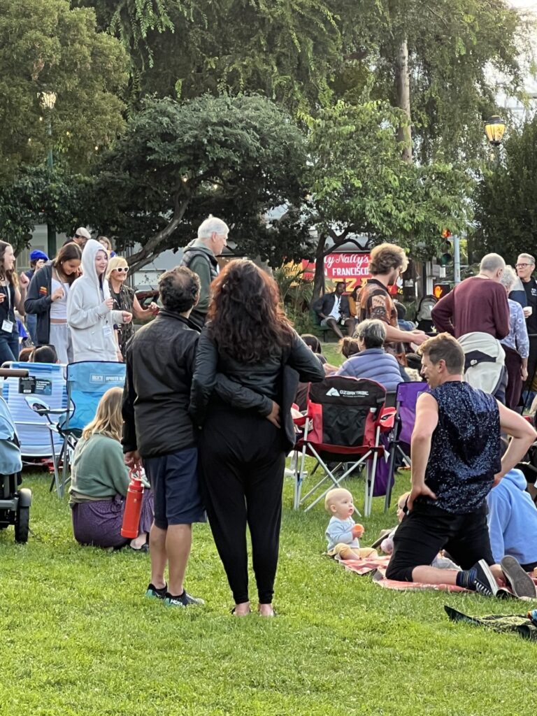 Precita Park hosting Bernal Heights Outdoor Cinema